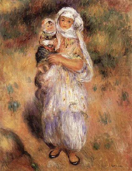 Pierre-Auguste Renoir Algerierin mit Kind china oil painting image